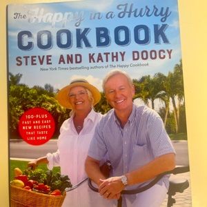 The Happy Cookbook by Steve and Kathy Doocy! Hardcover New never used. Duplicate